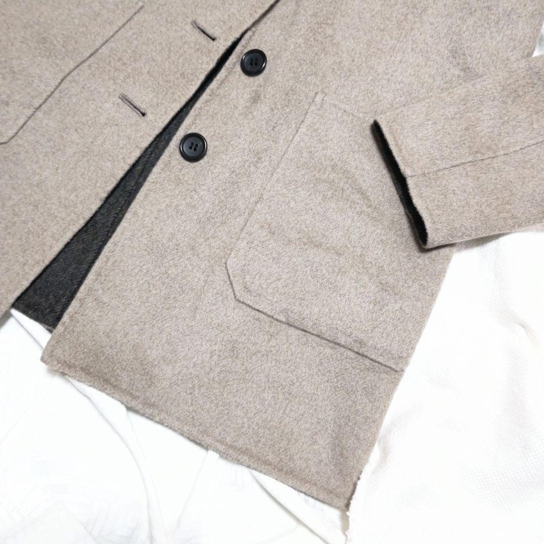 マドモアゼルノンノンNONNONコロンボカシミヤブレンドウールリバーコート