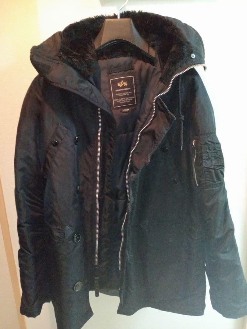 （新同）N-3B 黒　M　アルファーインダストリー