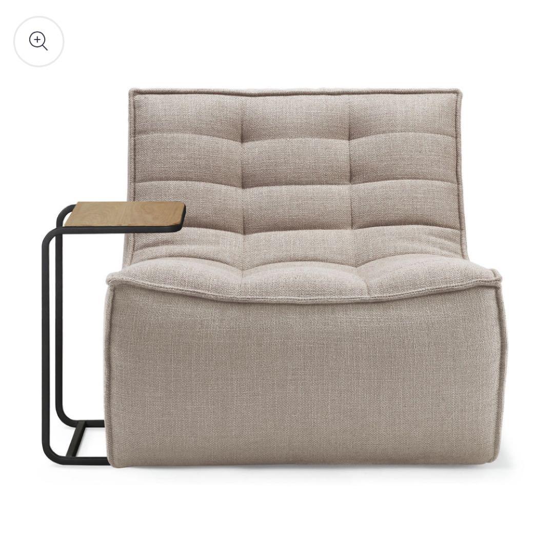 Ethnicraft エスニクラフト サイドテーブル オーク ブラックスチール