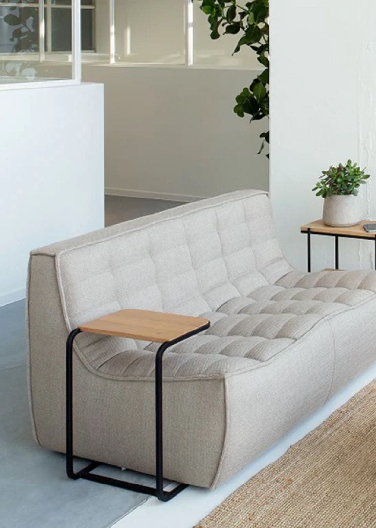 Ethnicraft エスニクラフト サイドテーブル オーク ブラックスチール