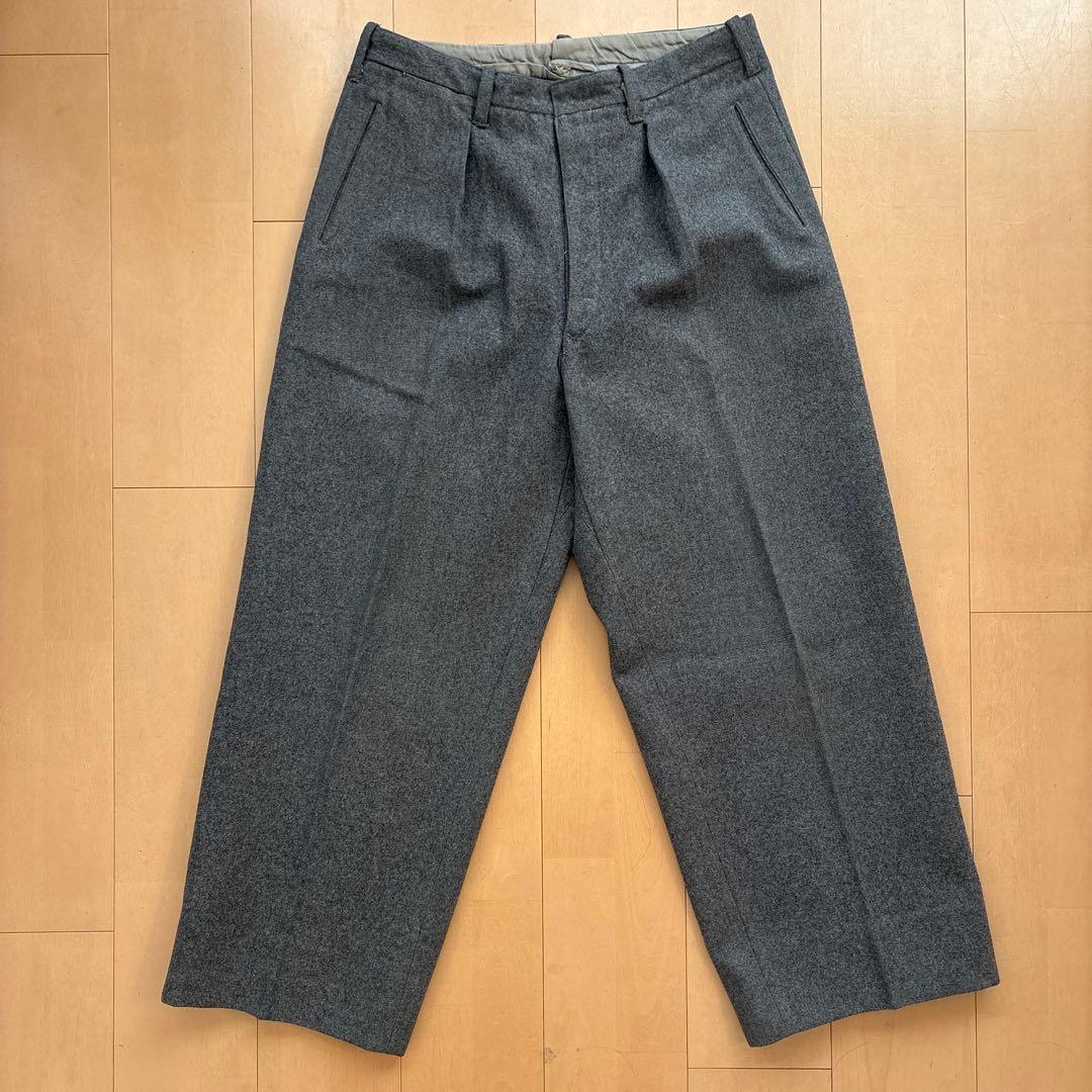 デンマーク軍　ウール　スラックス　パンツ　ゴールデンサイズ