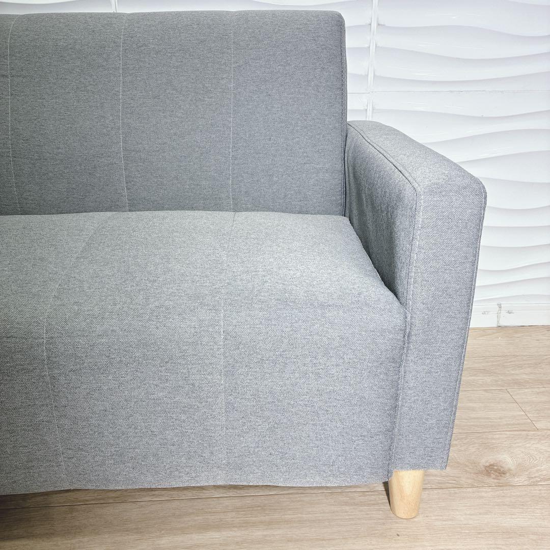 ◇アイリスオーヤマ◇ソファー◇2人掛け◇グレー◇大阪兵庫京都奈良滋賀和歌山◇