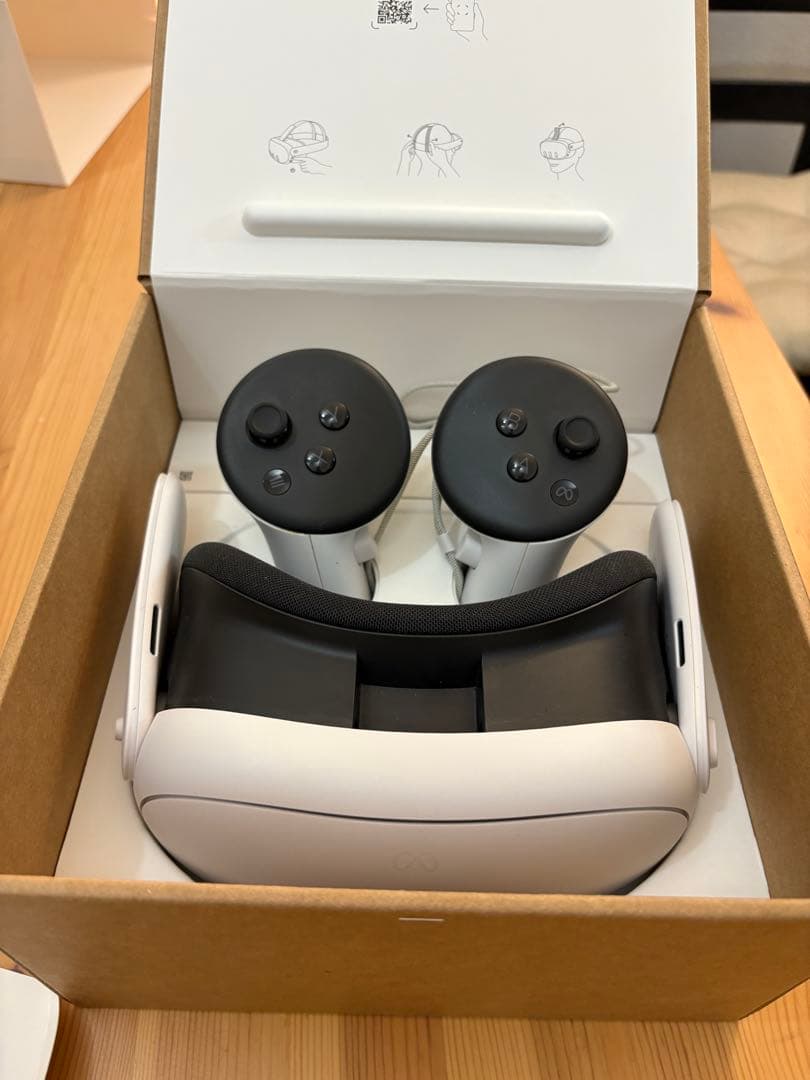  Quest 3（128GB）付属品完備＋追加ストラップ付き