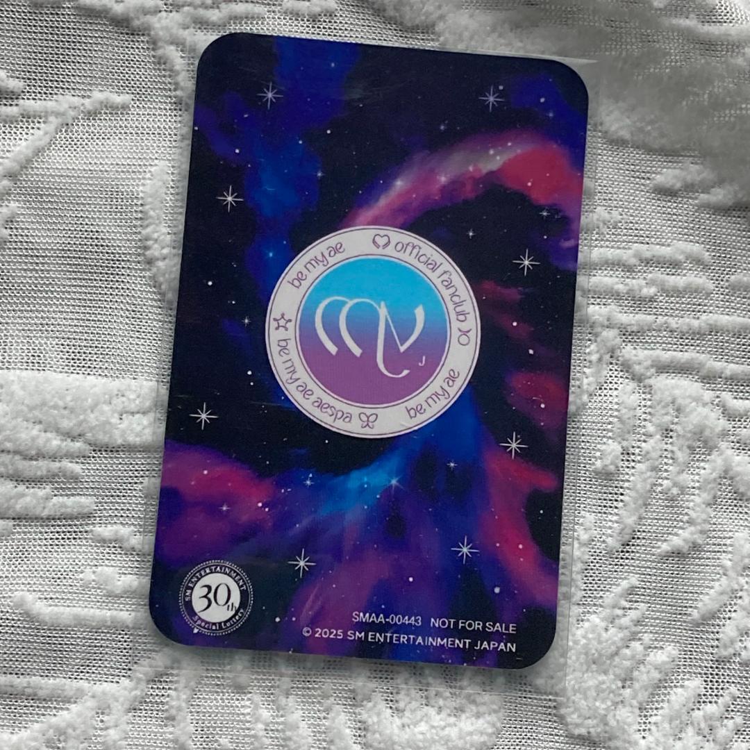 カリナ aespa SM 30周年 抽選会 ENTERTAINMENT トレカ