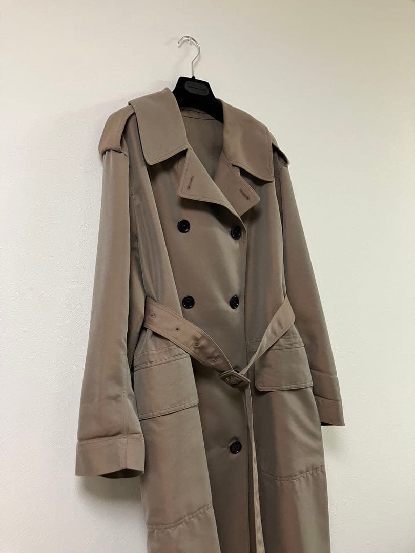 ドリスヴァンノッテン★ベージュ ダブルブレスト トレンチコート