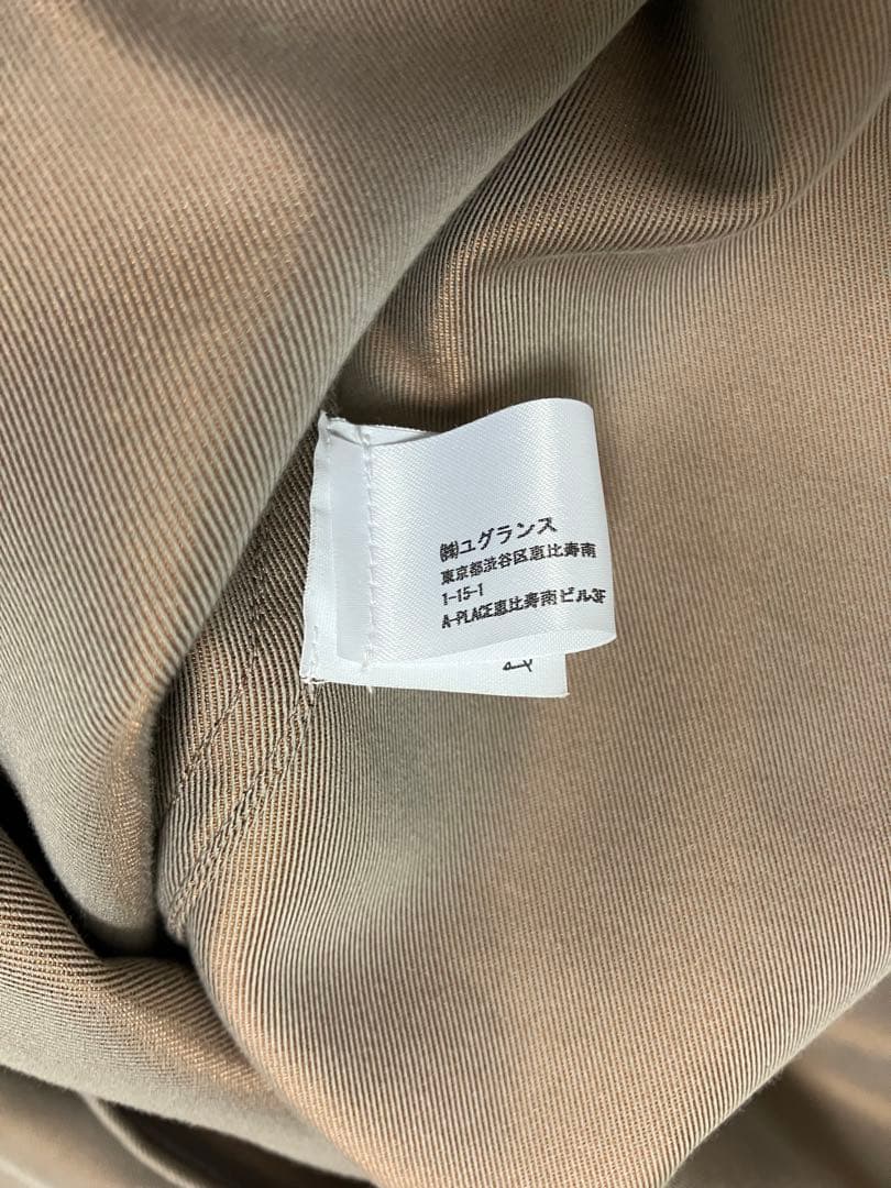 ドリスヴァンノッテン★ベージュ ダブルブレスト トレンチコート