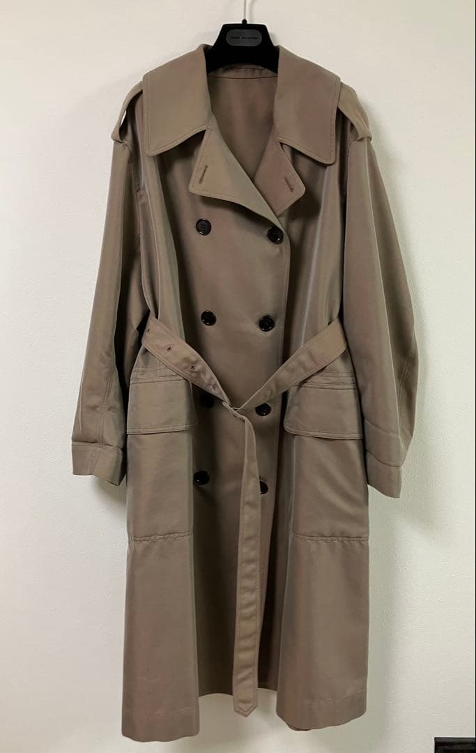 ドリスヴァンノッテン★ベージュ ダブルブレスト トレンチコート