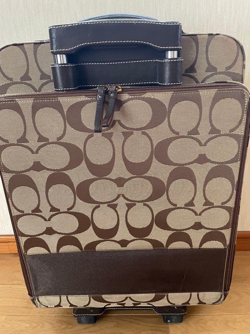 ⚫️L&L⚫️COACH 中型キャリーケース ブラウン
