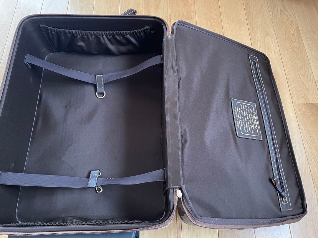 ⚫️L&L⚫️COACH 中型キャリーケース ブラウン