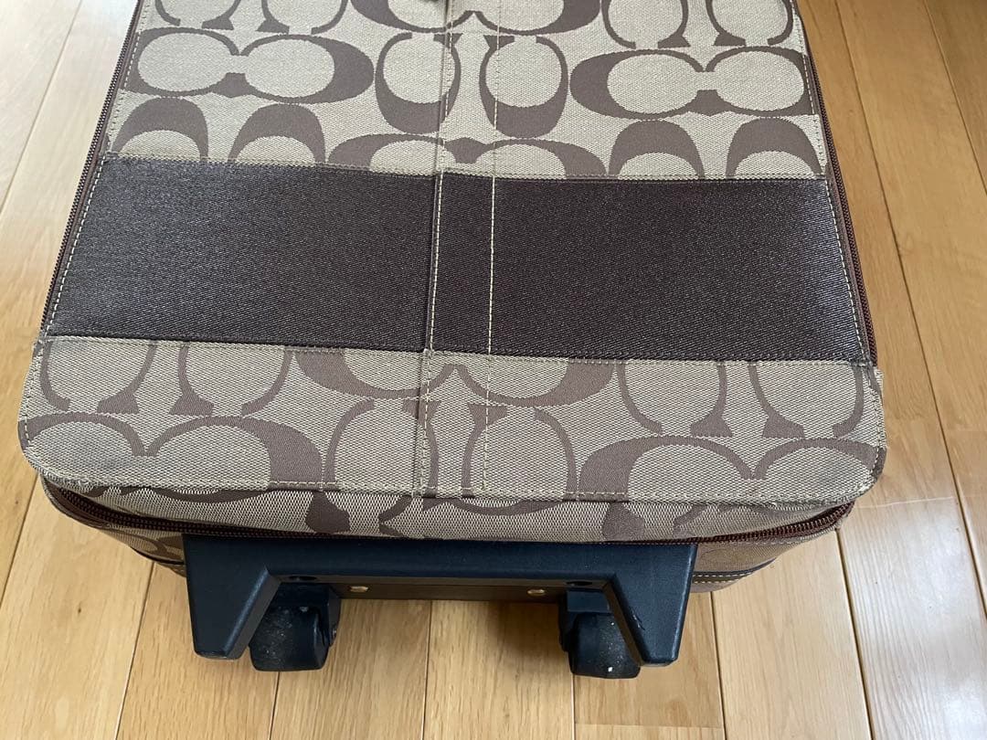 ⚫️L&L⚫️COACH 中型キャリーケース ブラウン