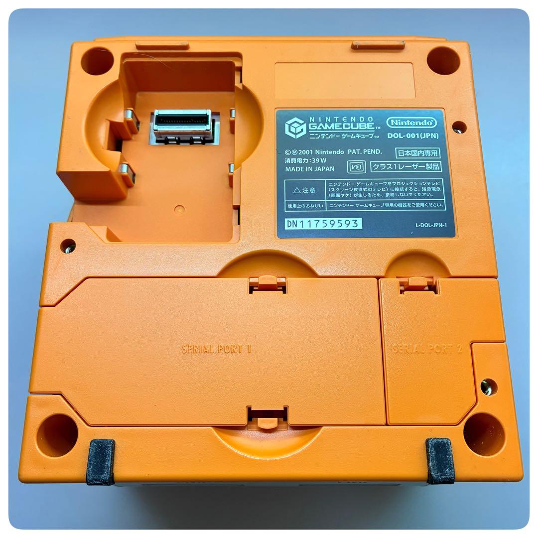 Nintendo ゲームキューブ 本体 オレンジ コントローラー　動作確認済み