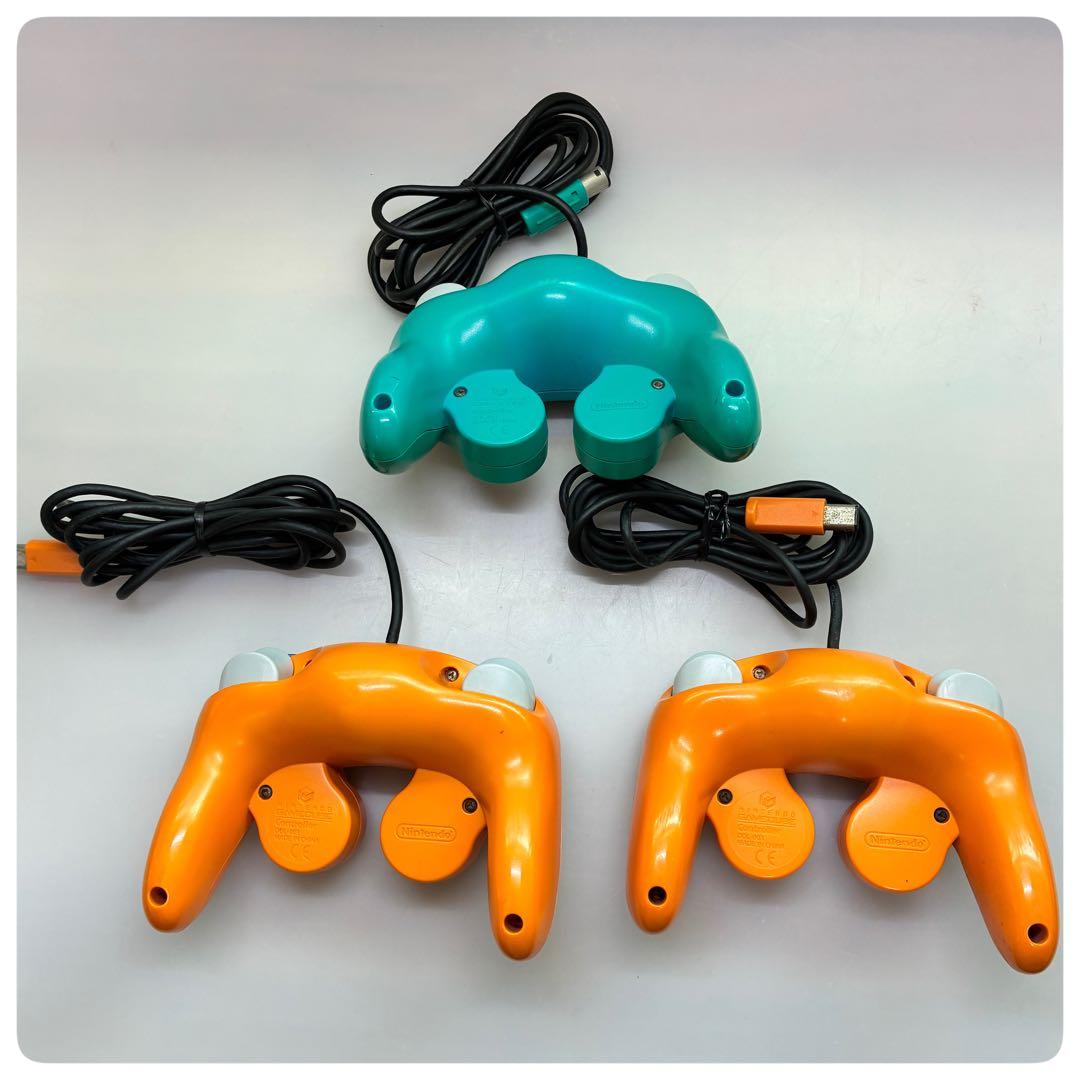 Nintendo ゲームキューブ 本体 オレンジ コントローラー　動作確認済み