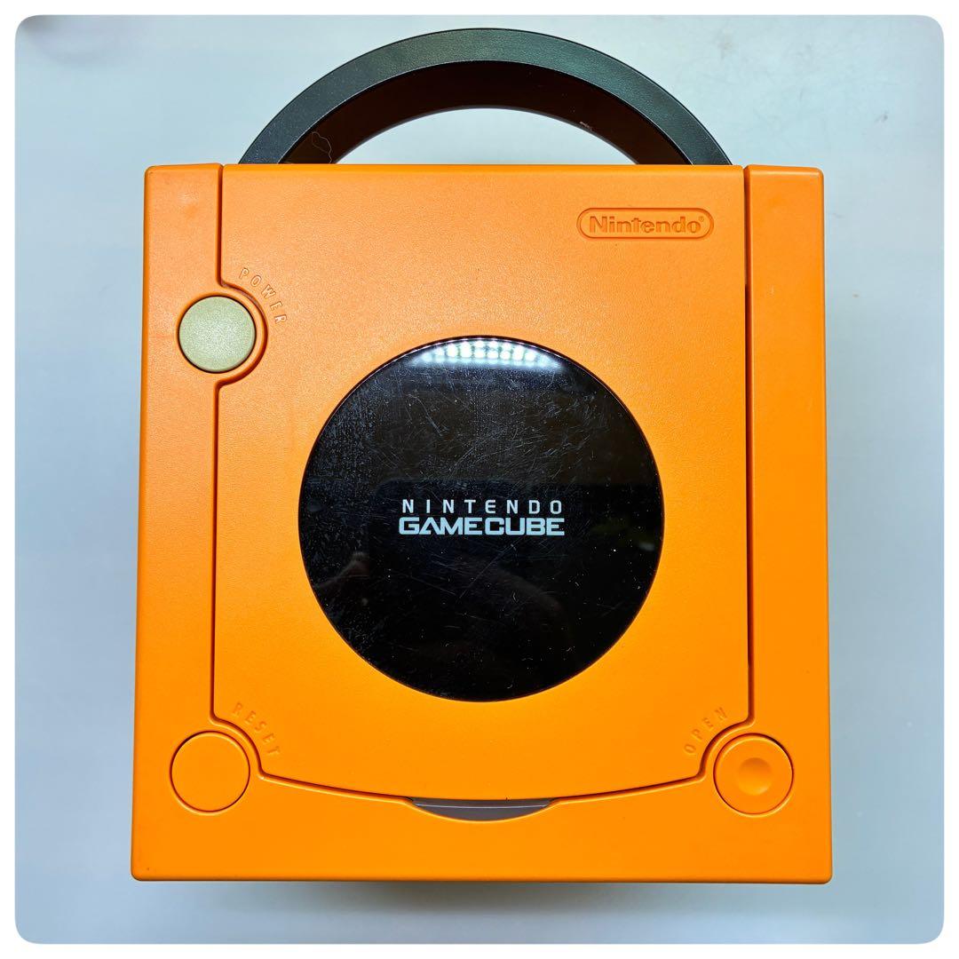 Nintendo ゲームキューブ 本体 オレンジ コントローラー　動作確認済み