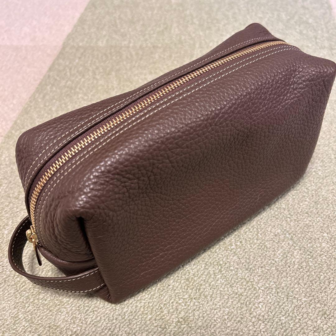 ACATE アカーテ セカンドバッグ ポーチ ブラウン