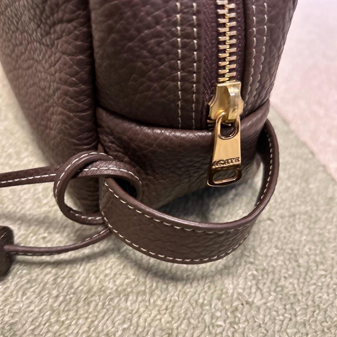 ACATE アカーテ セカンドバッグ ポーチ ブラウン