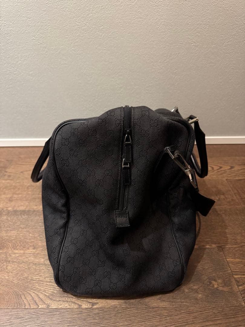 GUCCI GGデニム ボストンバッグ 190629ブラック