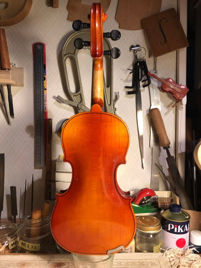 【駒&魂柱調整済】Suzuki分数バイオリンNo220 1/10 1983