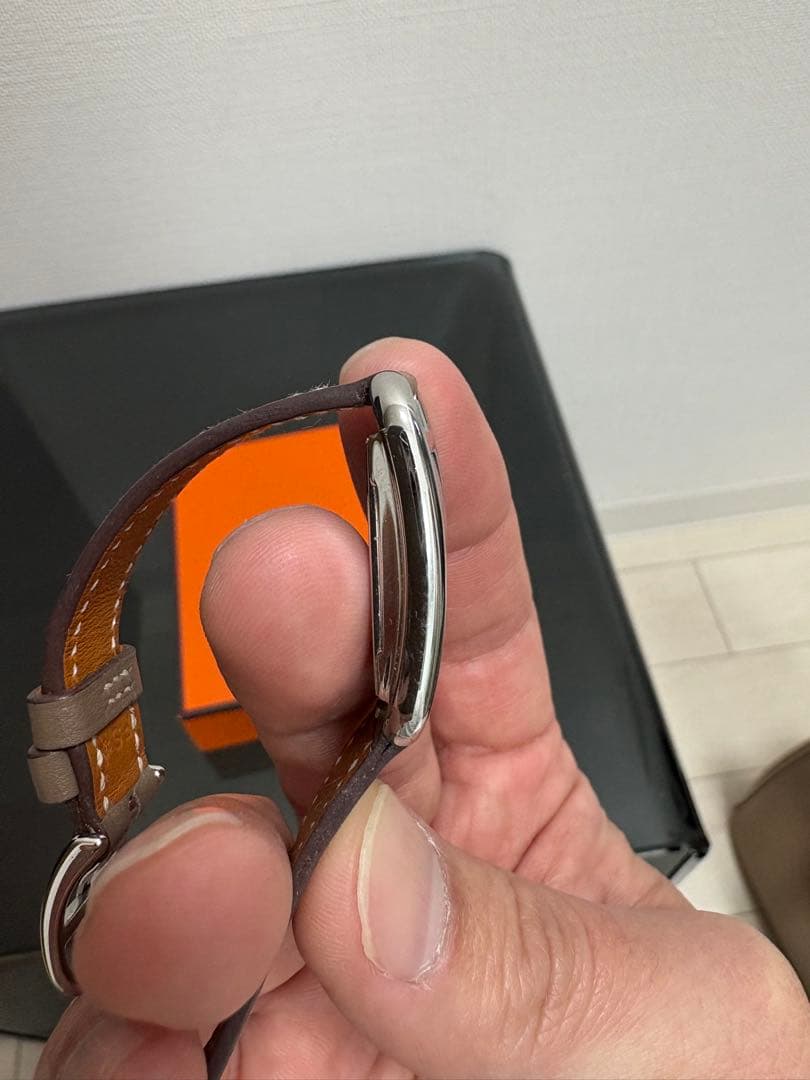 HERMES エルメス ケープコッド エトゥープ 腕時計　PM31mm