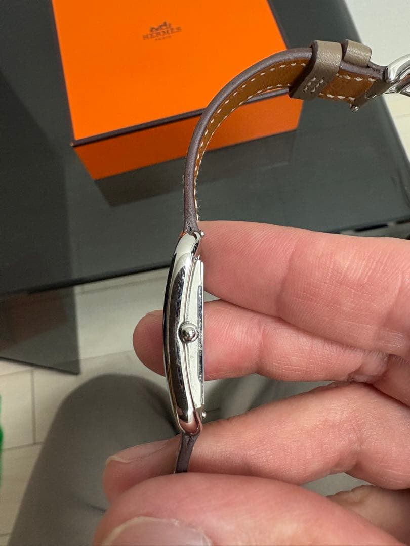 HERMES エルメス ケープコッド エトゥープ 腕時計　PM31mm