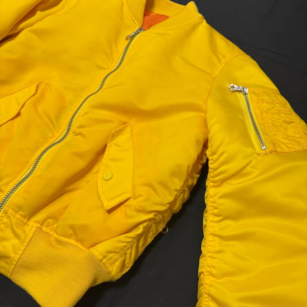 [匿名配送]PHENOMENON イエロー MA-1ジャケット