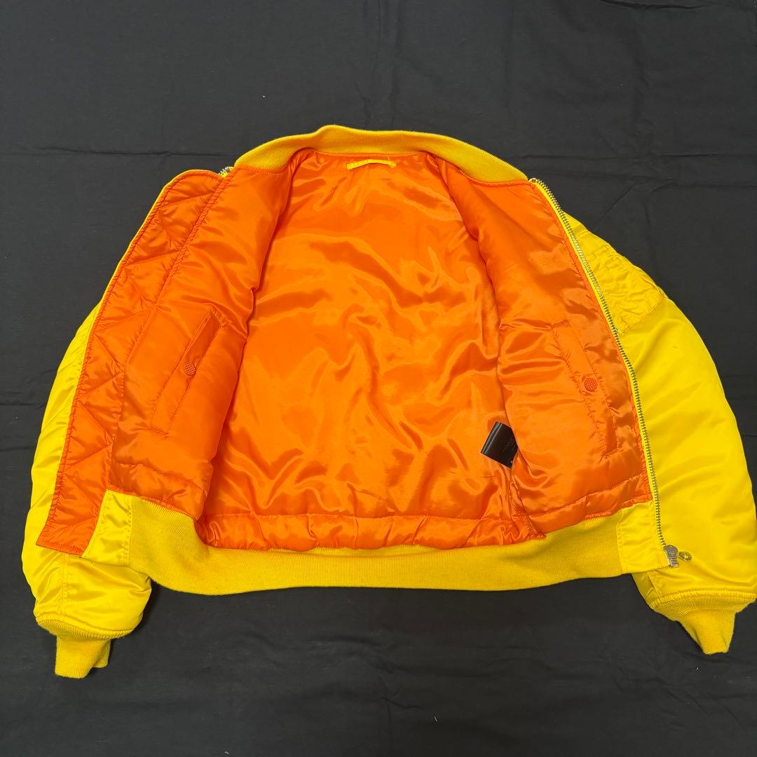 [匿名配送]PHENOMENON イエロー MA-1ジャケット