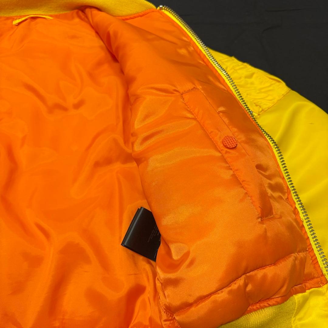 [匿名配送]PHENOMENON イエロー MA-1ジャケット