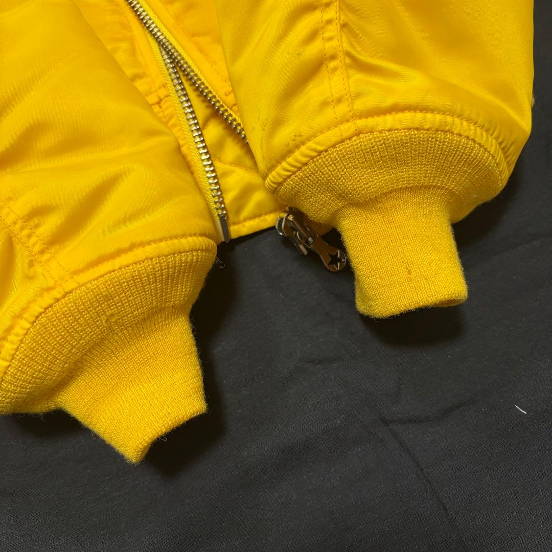 [匿名配送]PHENOMENON イエロー MA-1ジャケット