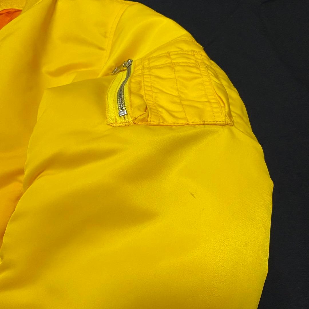 [匿名配送]PHENOMENON イエロー MA-1ジャケット