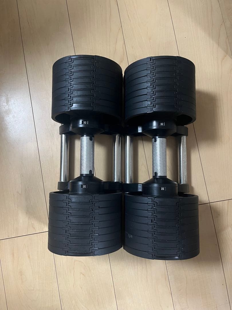 【ヒロさん専用①】可変式ダンベル　フレックスベル2本セット32kg 4kg刻み