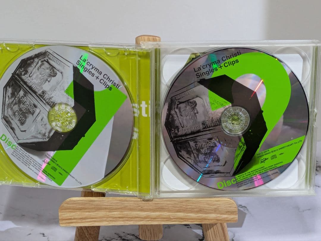 ラクリマクリスティ Singles+Clips ベストアルバム 帯付き