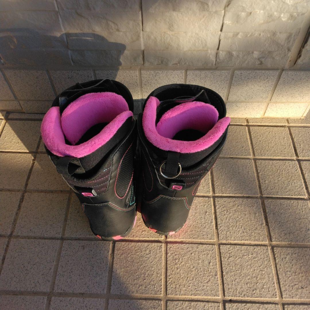 SALOMON タイダイ スノーボード 3点セット　盗難防止ケーブルロック付