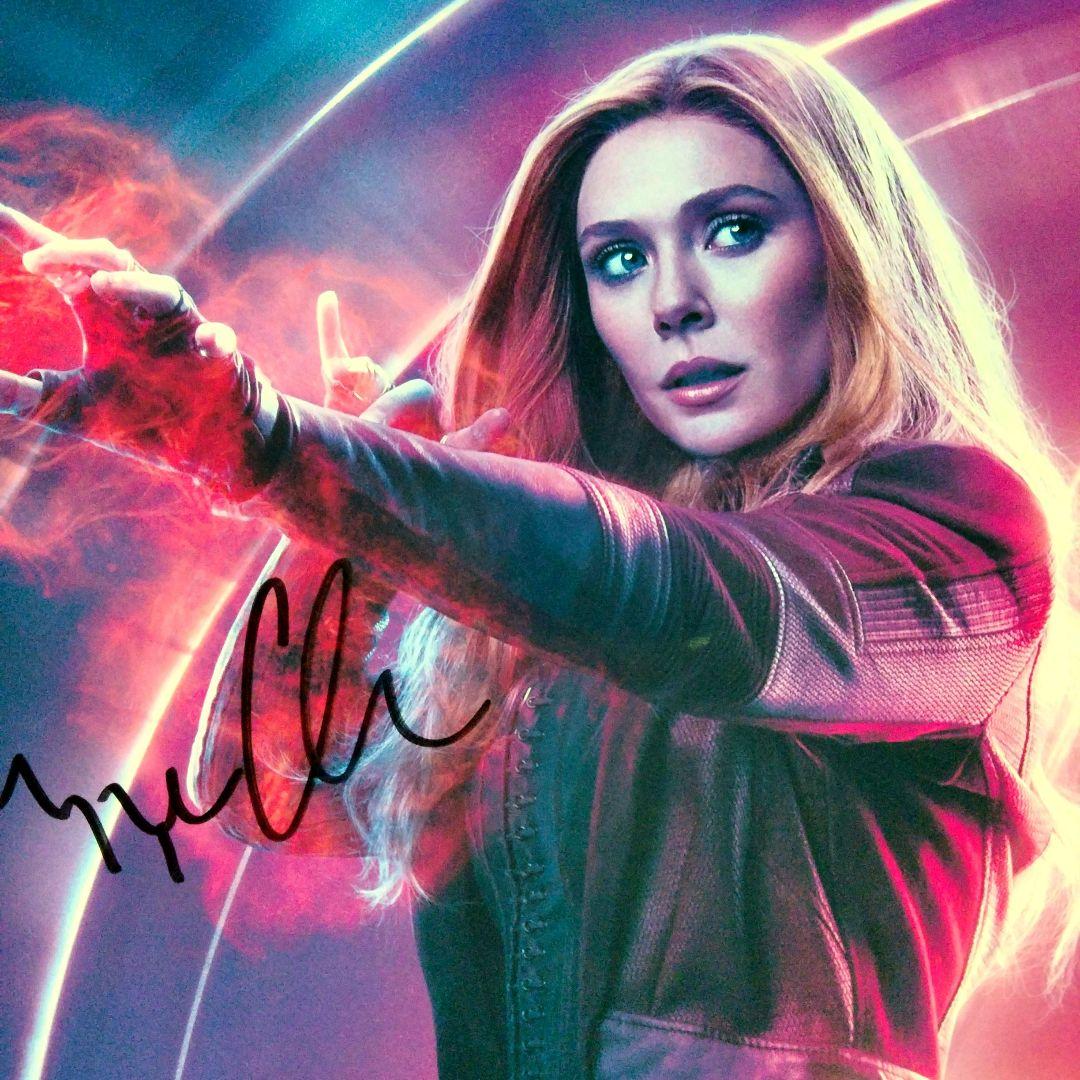 セール中…エリザベス・オルセン直筆サイン入り超大型写真…Elizabeth〜