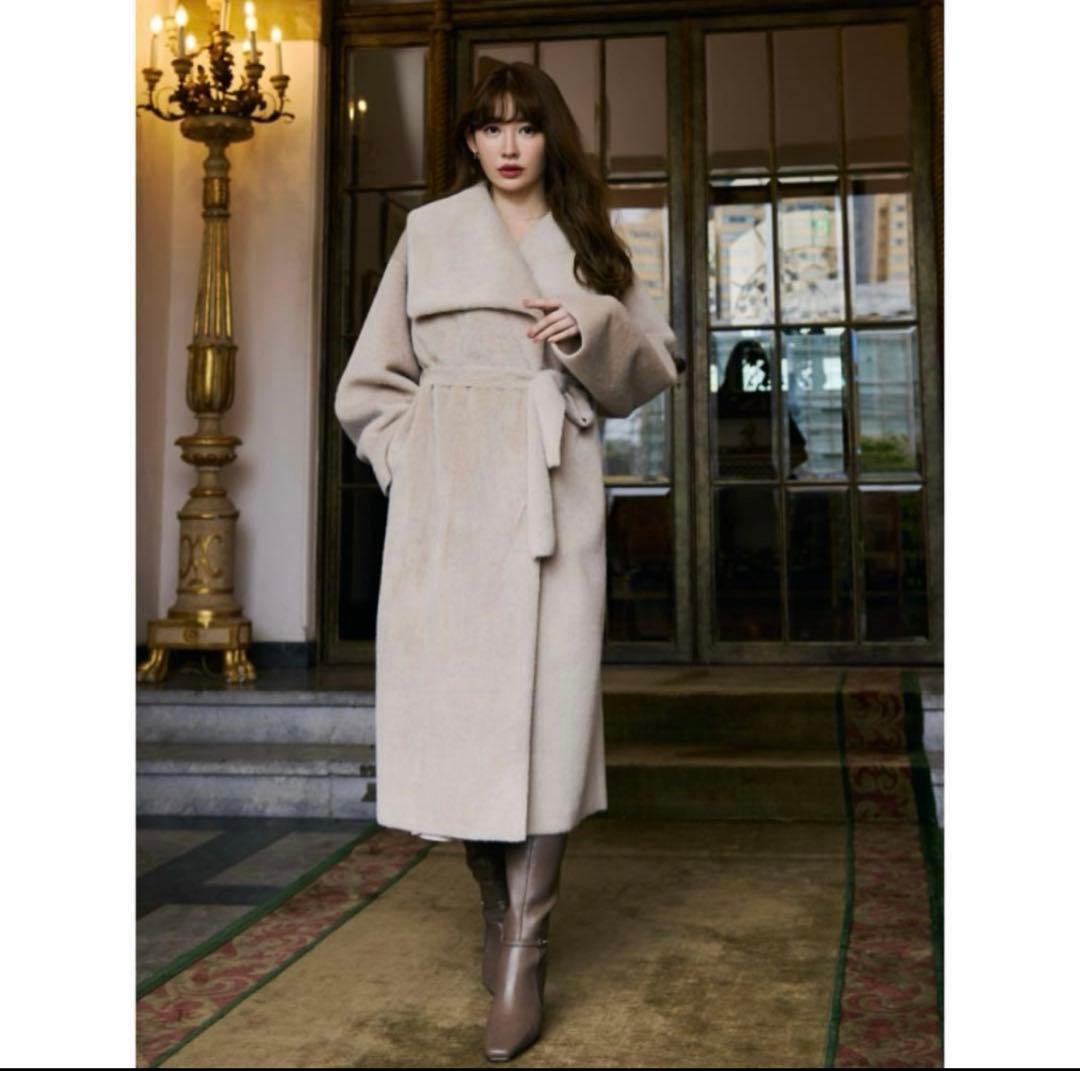 herlipto Grace Wrap Coat カラーlatte