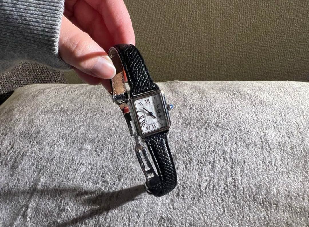 Demi-Luxe BEAMS Dバックル レザーウォッチ