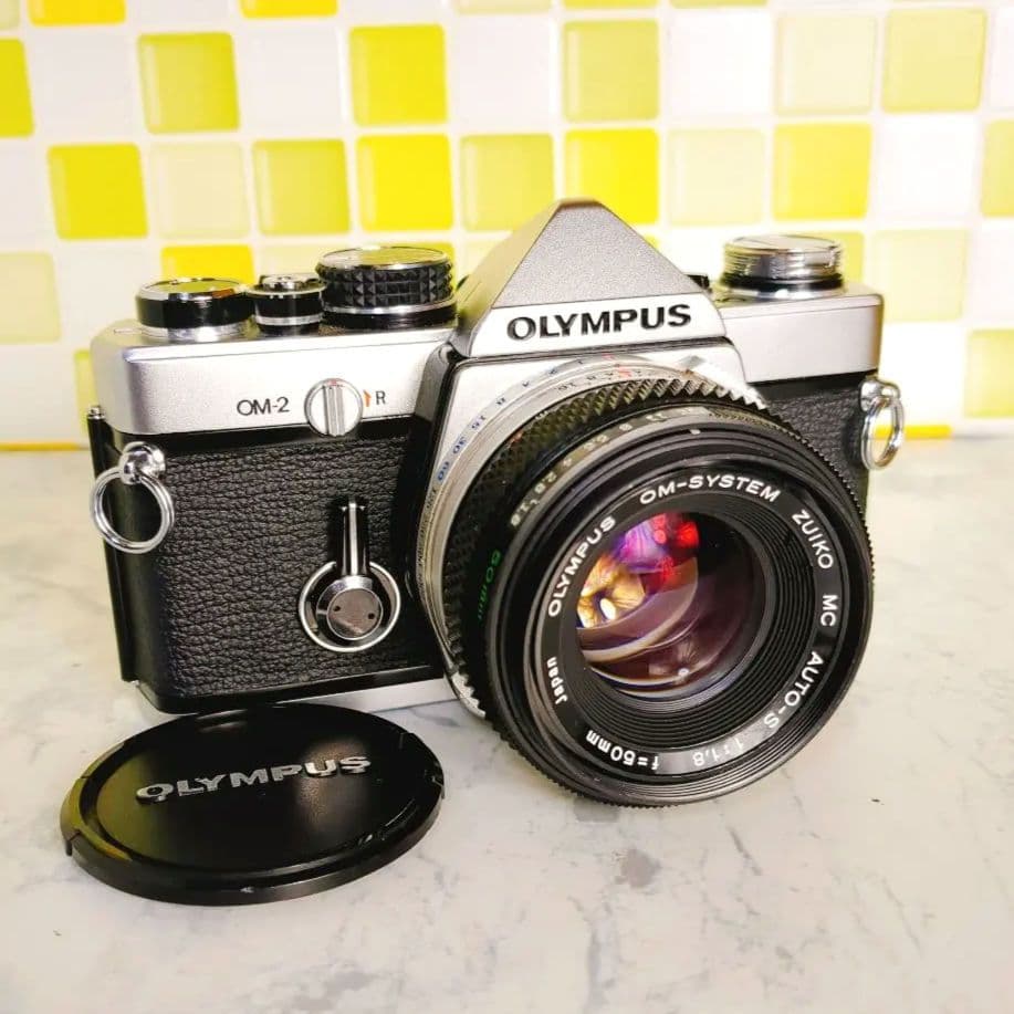 美品★ OLYMPUS OM-2n 一眼レフ フィルムカメラ レンズセット