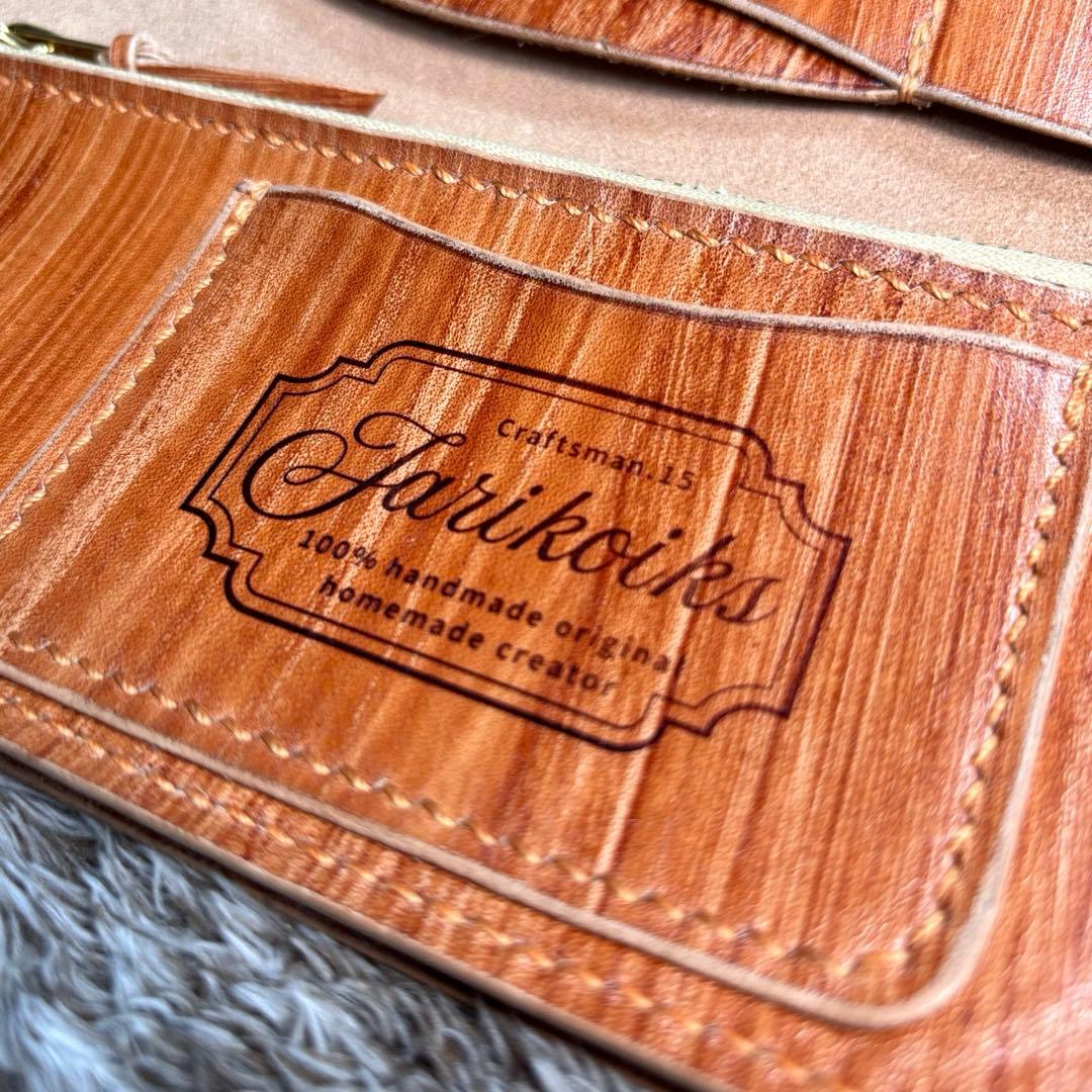 ◎個性重視.スナップロック.柿渋トラッカーウォレット.ロング2層◎