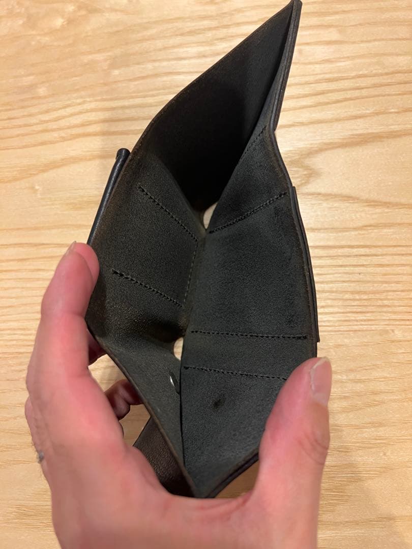 と*も様 Hender Schemer エンダースキーマー ネイビー　三つ折り財