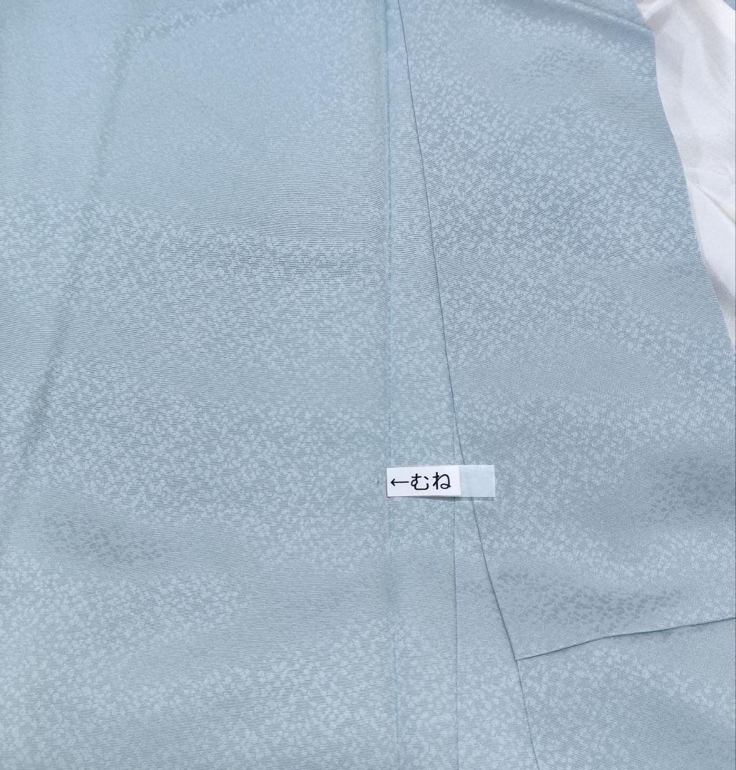 ❰6572❱ フルセット　訪問着　灰水色　袋帯　入学式　卒業式　三松シルクケア