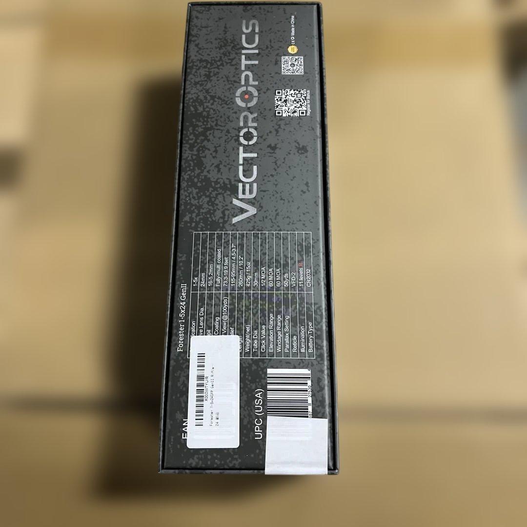 VECTOR OPTICS スコープ Forester 1-5×24 Gen