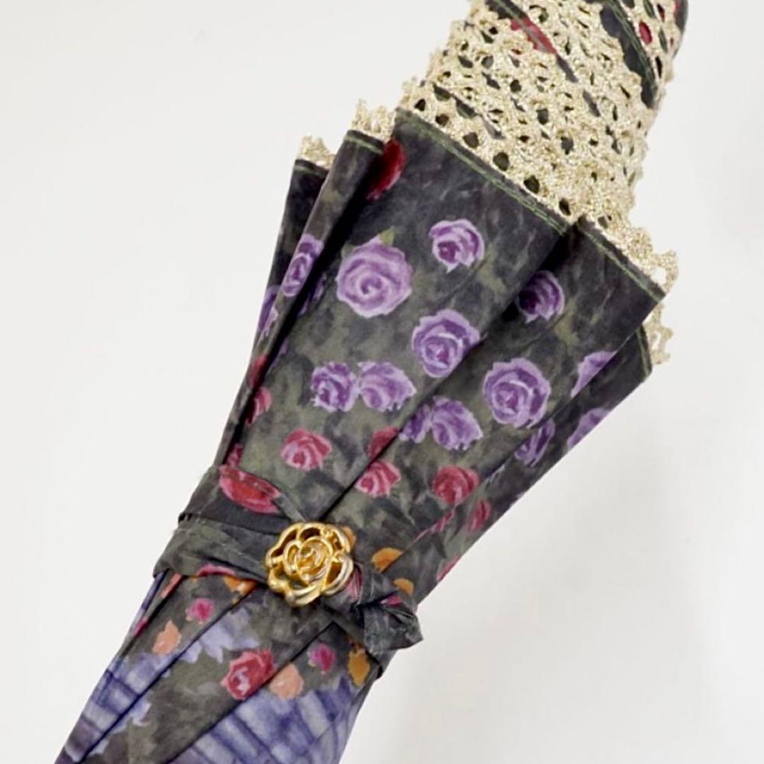 【美品】ディズニー　日傘　晴雨兼用　美女と野獣