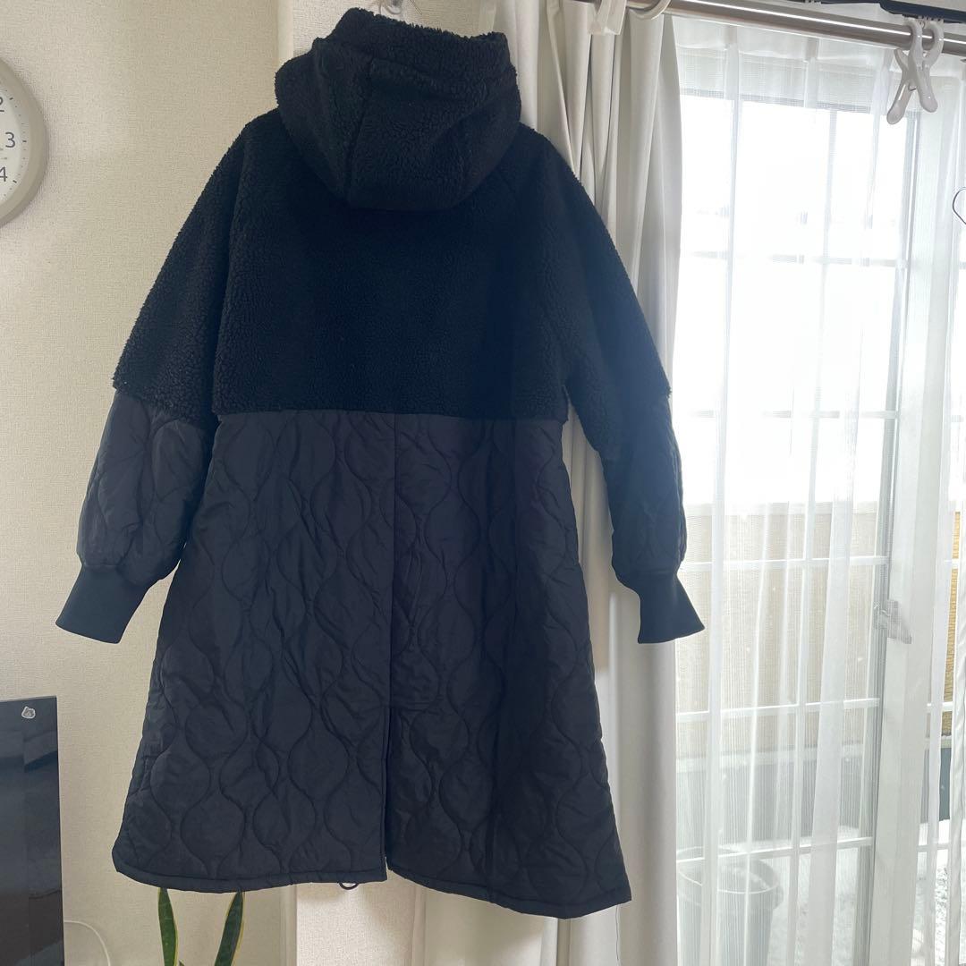 アンティカ　ロングキルトコート　フリーサイズ