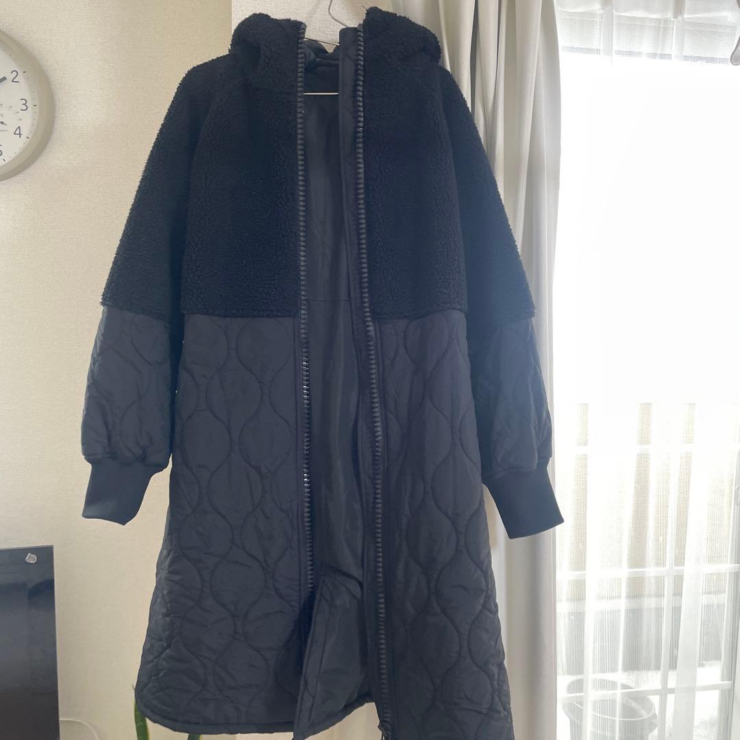 アンティカ　ロングキルトコート　フリーサイズ