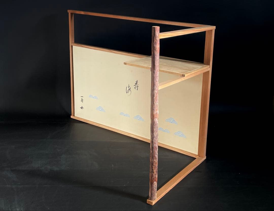 割引❗️「母」 表千家 一甫宗匠御好 台目棚 自在棚 組立式 紙箱 （107①）