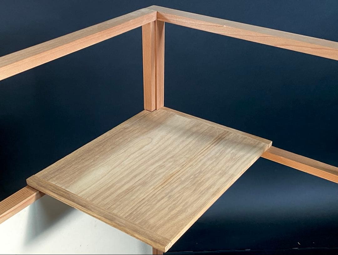 割引❗️「母」 表千家 一甫宗匠御好 台目棚 自在棚 組立式 紙箱 （107①）