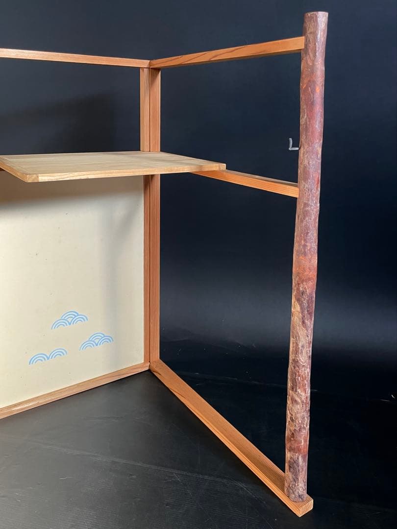 割引❗️「母」 表千家 一甫宗匠御好 台目棚 自在棚 組立式 紙箱 （107①）