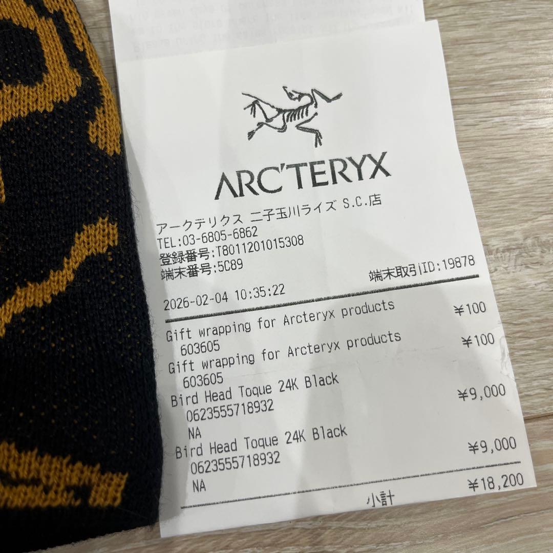 正規品 新品 ARC'TERYX アークテリクス ビーニー バードヘッドトーク