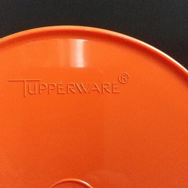 昭和レトロ タッパーウエア オレンジ色３個