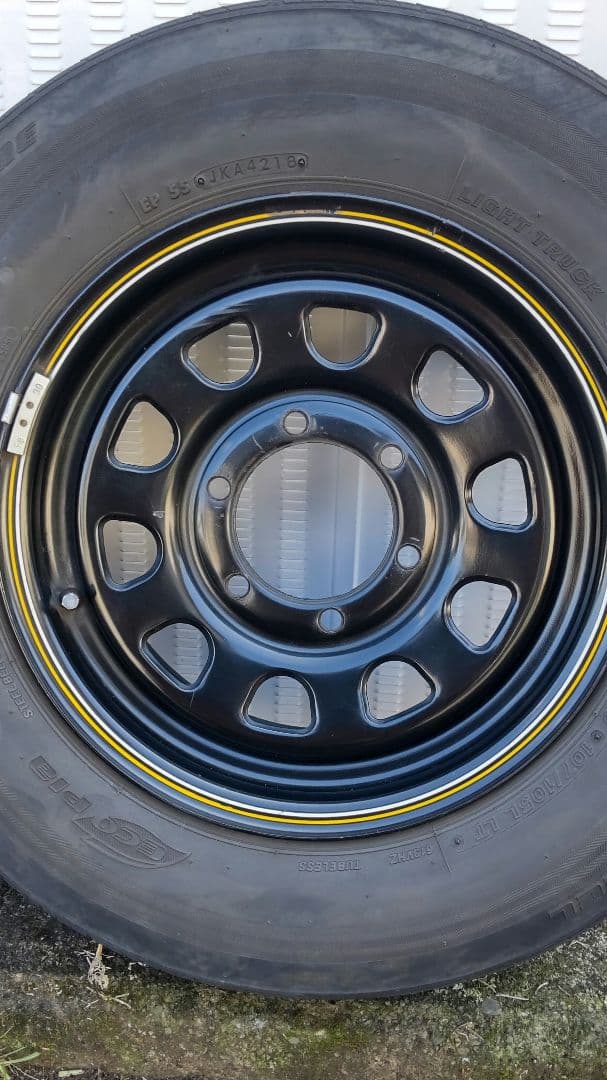 最終値下げ ハイエース 15インチ社外ホイール4本 手渡しのみ