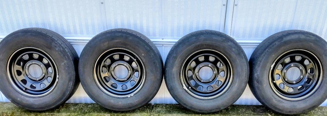 最終値下げ ハイエース 15インチ社外ホイール4本 手渡しのみ