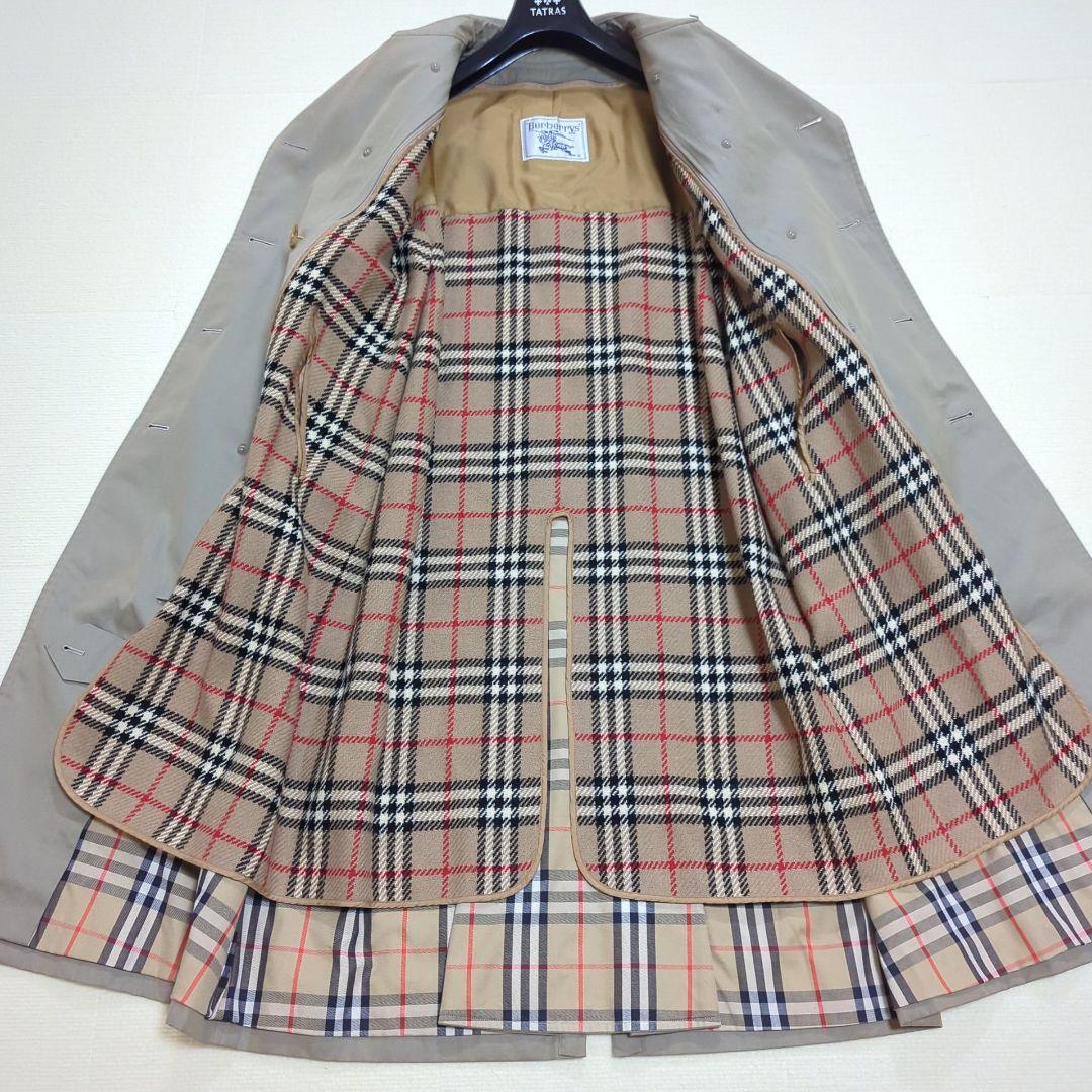 バーバリー L ノバチェック 2way ライナー トレンチコート カーキ